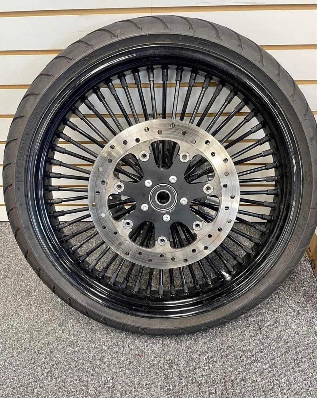 21″ all black fat spoke