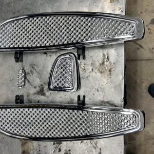 cyclesmith 19 inch waffle floorboards brake pedal and shifter for Harley Davidson touring models