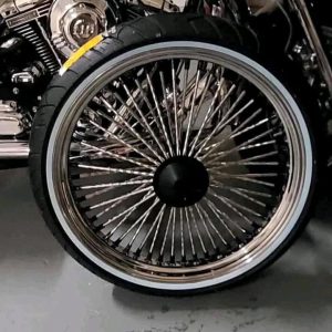 Diamond cut spokes wheels 23 front 18 rear with Rotors