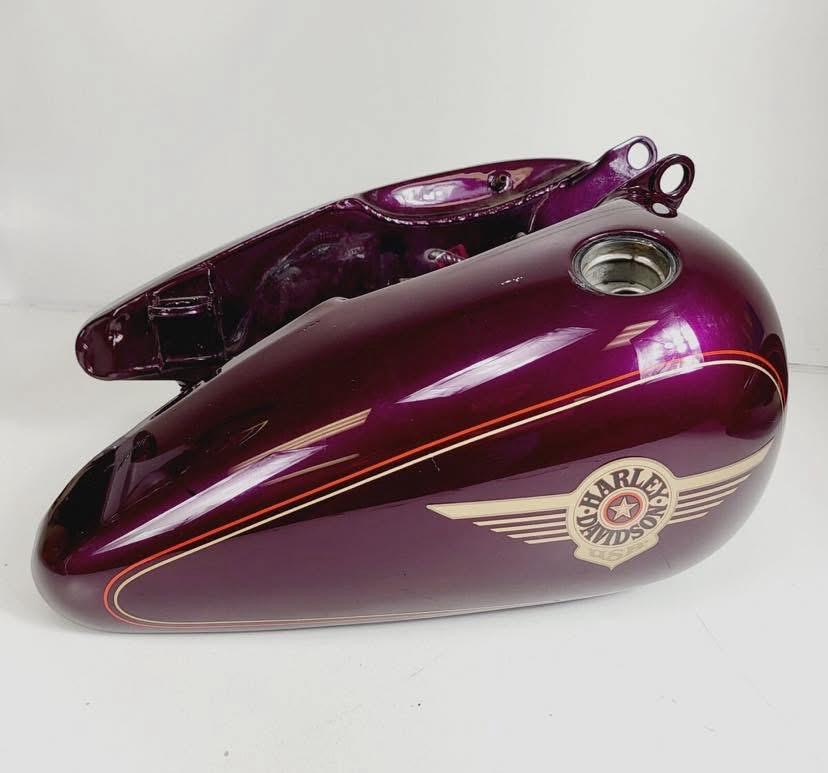 1997 Harley Davidson Fatboy Violet Tank & Paint Set Front and Rear Fenders