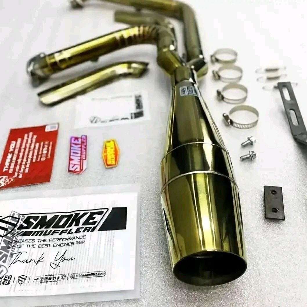 Harley Davidson Golden Exhaust