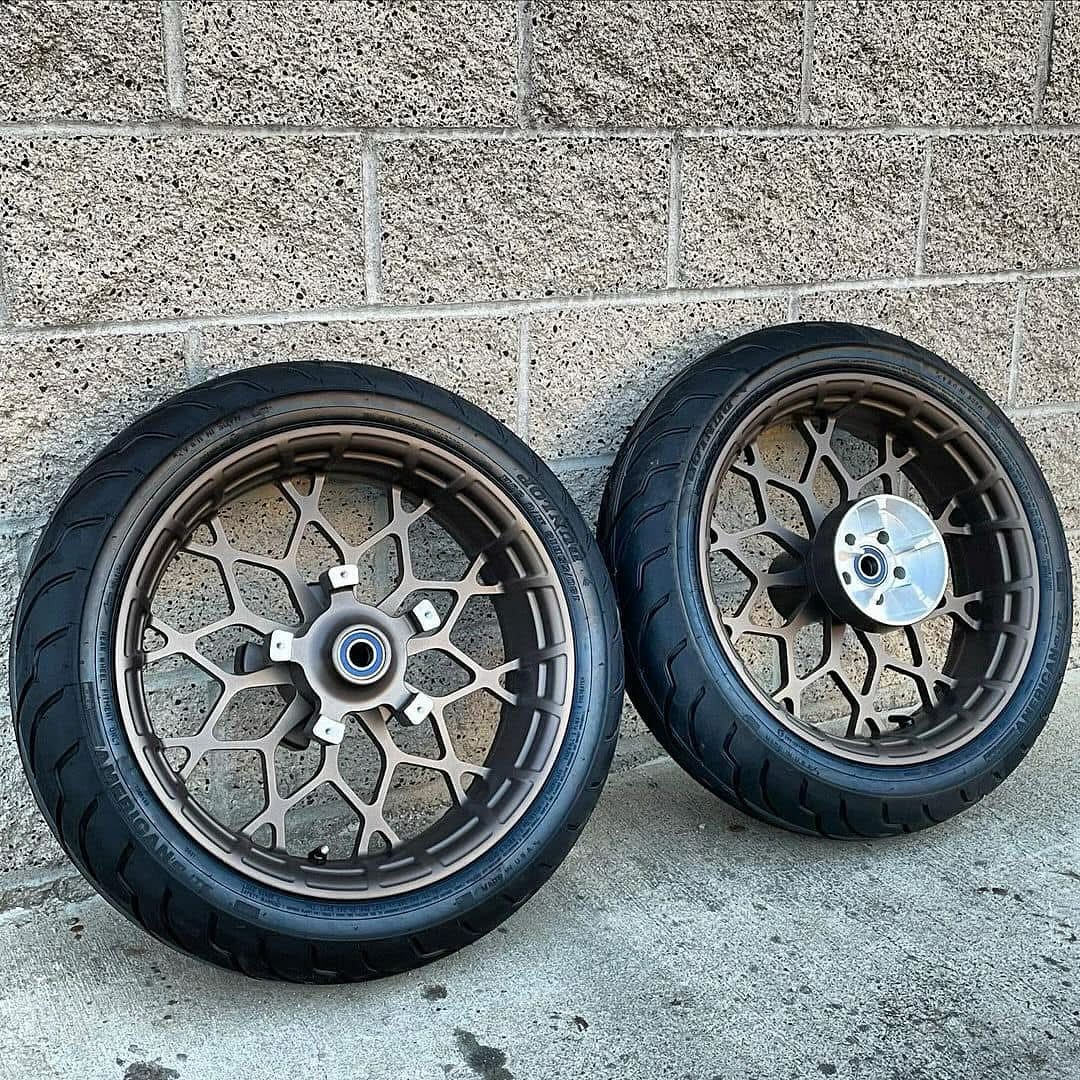wheels 19x5.5 Front/Matching 18x5.5 Rear Bronze