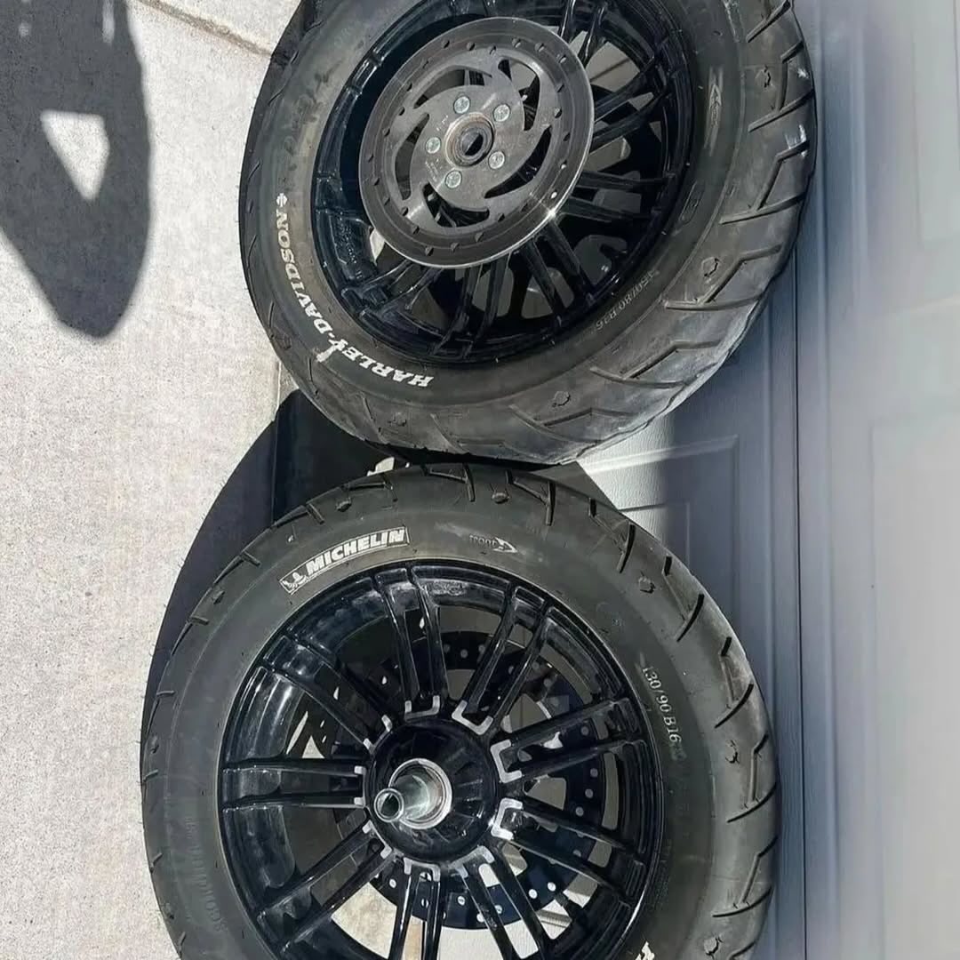 Brand new 23/18 wheels and tire fits 2009-2024
