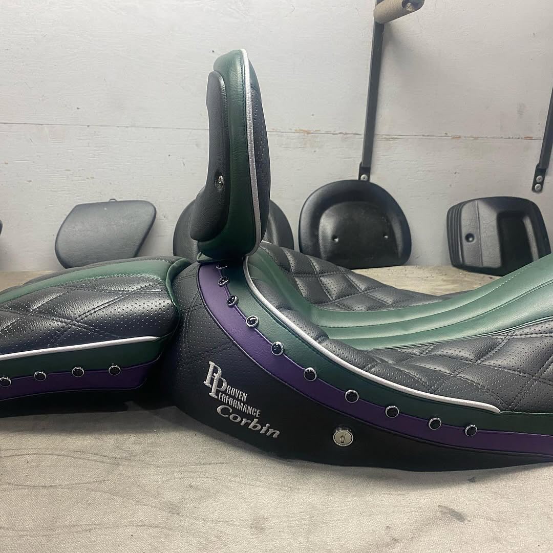 Corbin 4 piece Seat purple/black
