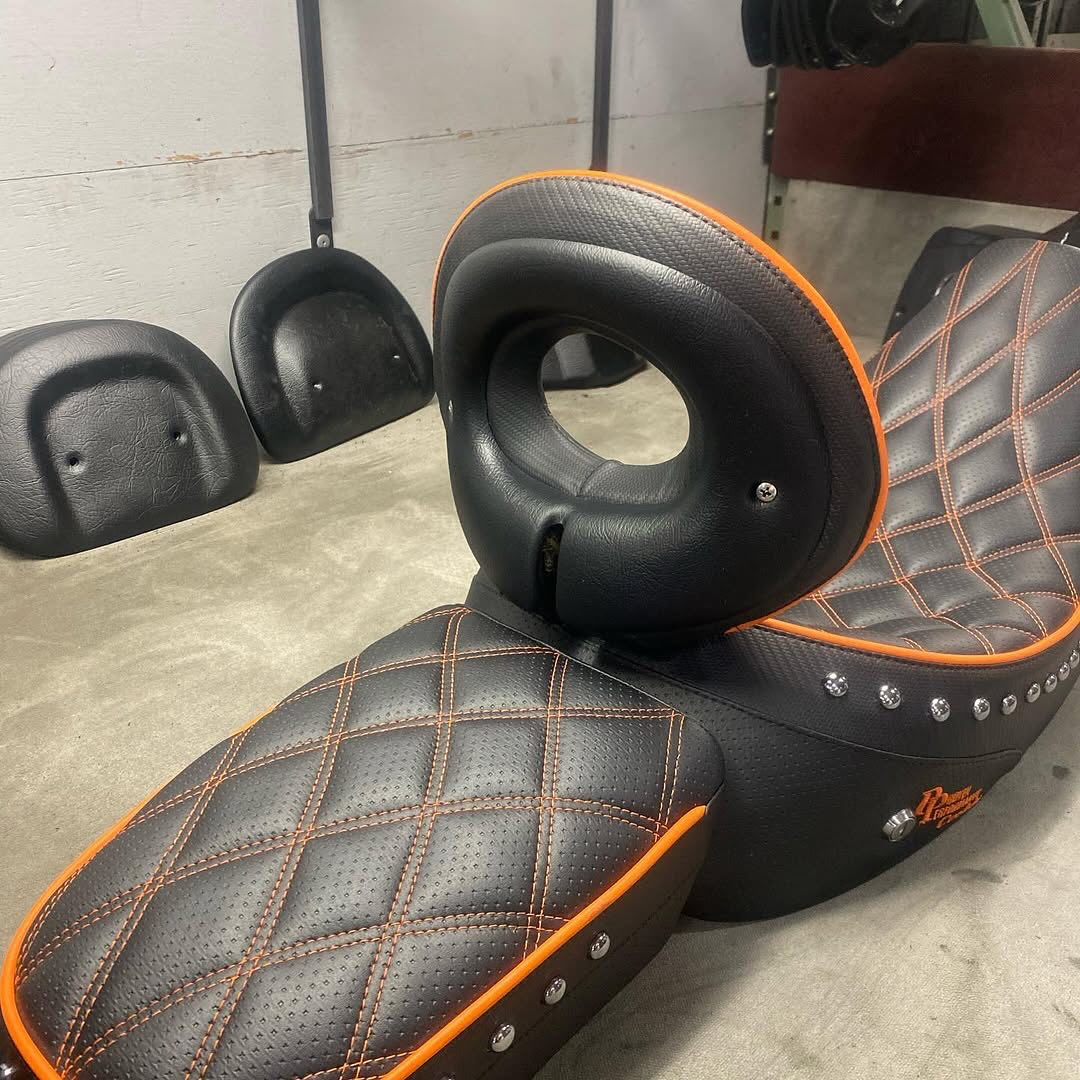 Corbin 4 piece Seat orange/black