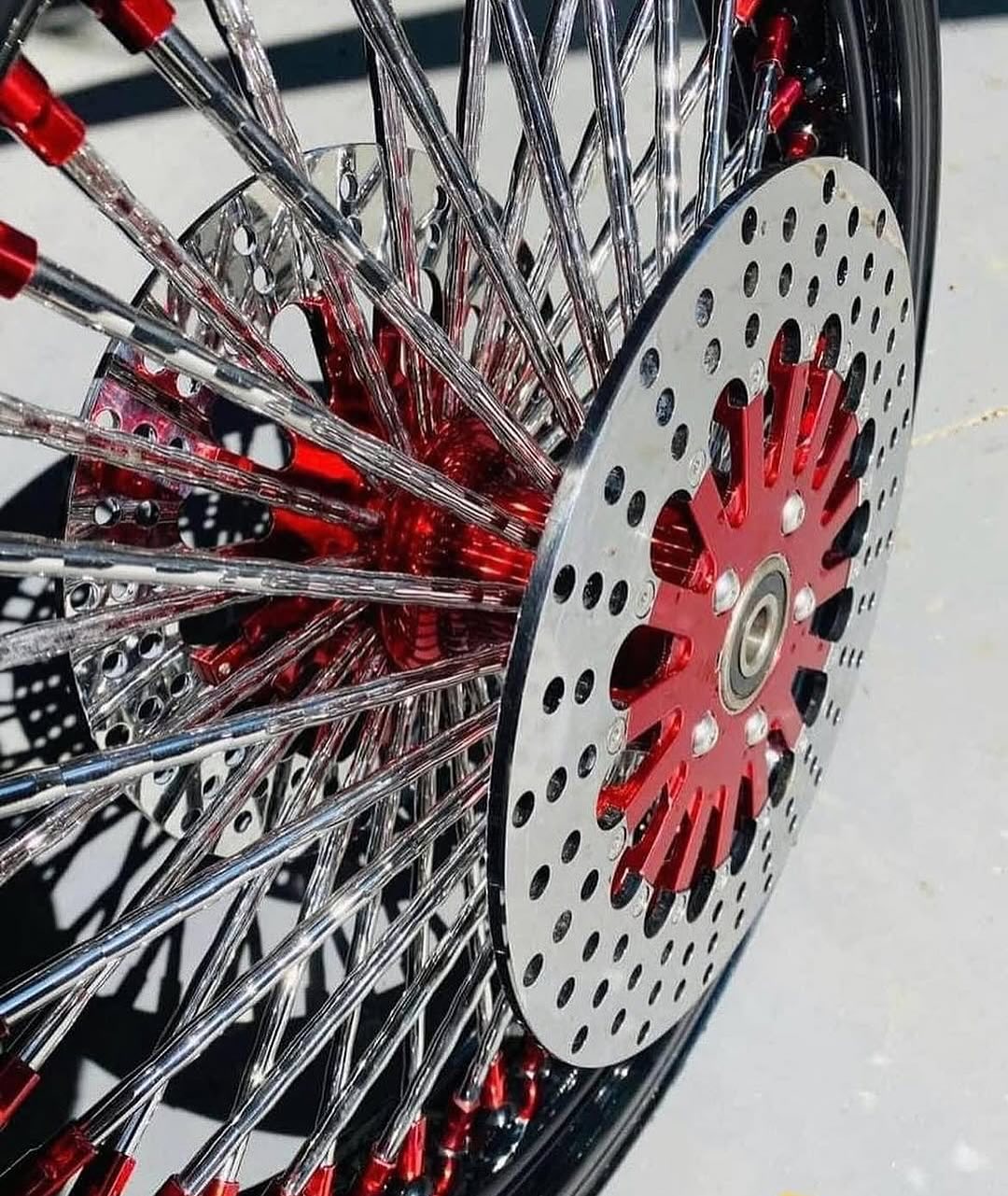 Harley chopper fat spoke wheels - HENRY GAGES PARTS