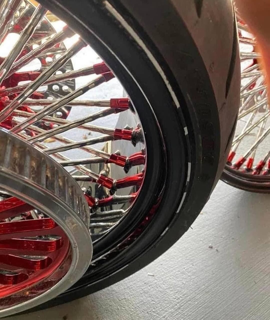 Harley chopper fat spoke wheels - HENRY GAGES PARTS