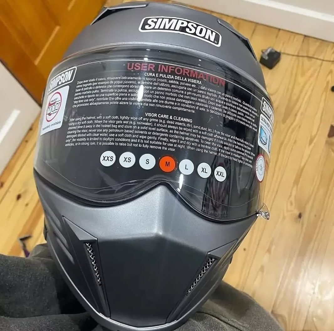 Brand new Simpson mod bandit size medium