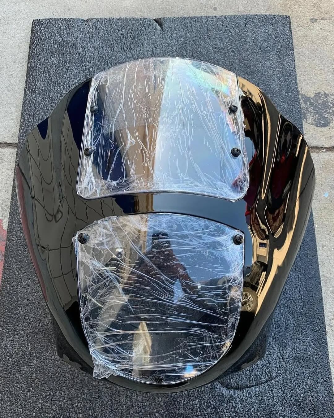 Quarter fairing Gloss black paint harley davidson