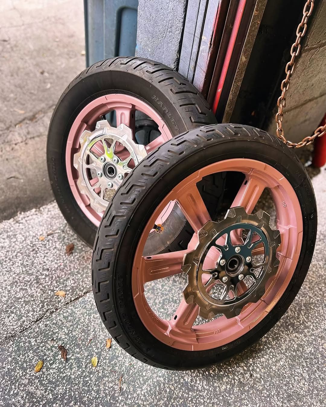 Harley davidson cream wheel