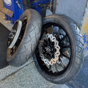 New front tire! 21”-18”