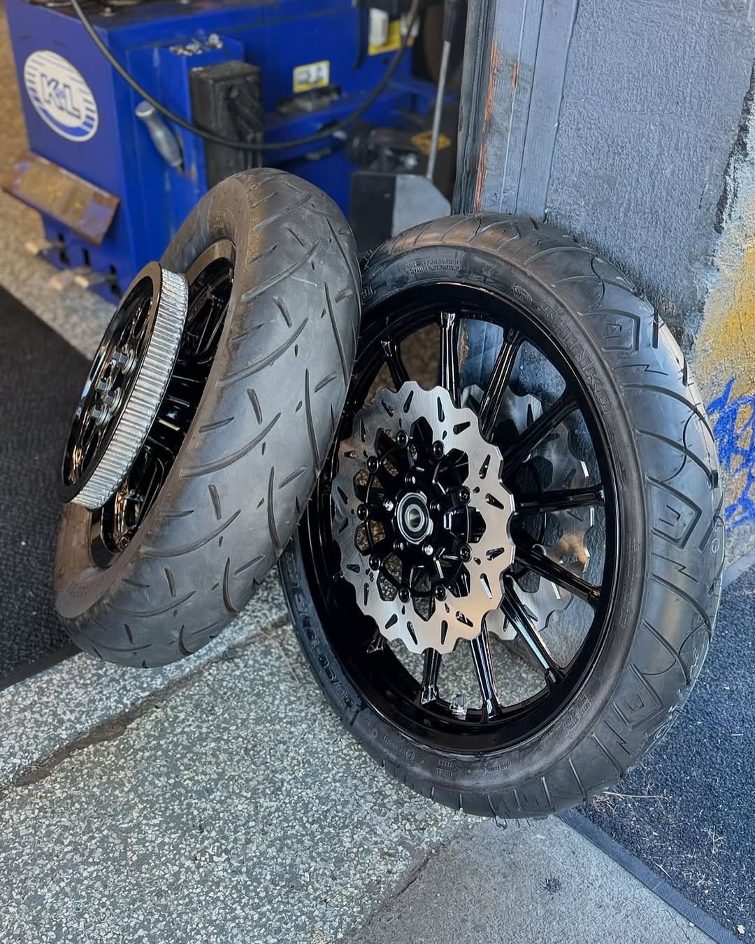 New front tire! 21”-18”