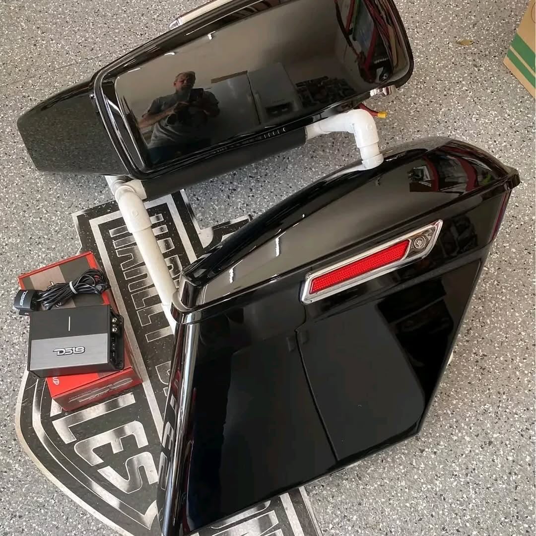 Advan black 4.5 inch stretched bags
