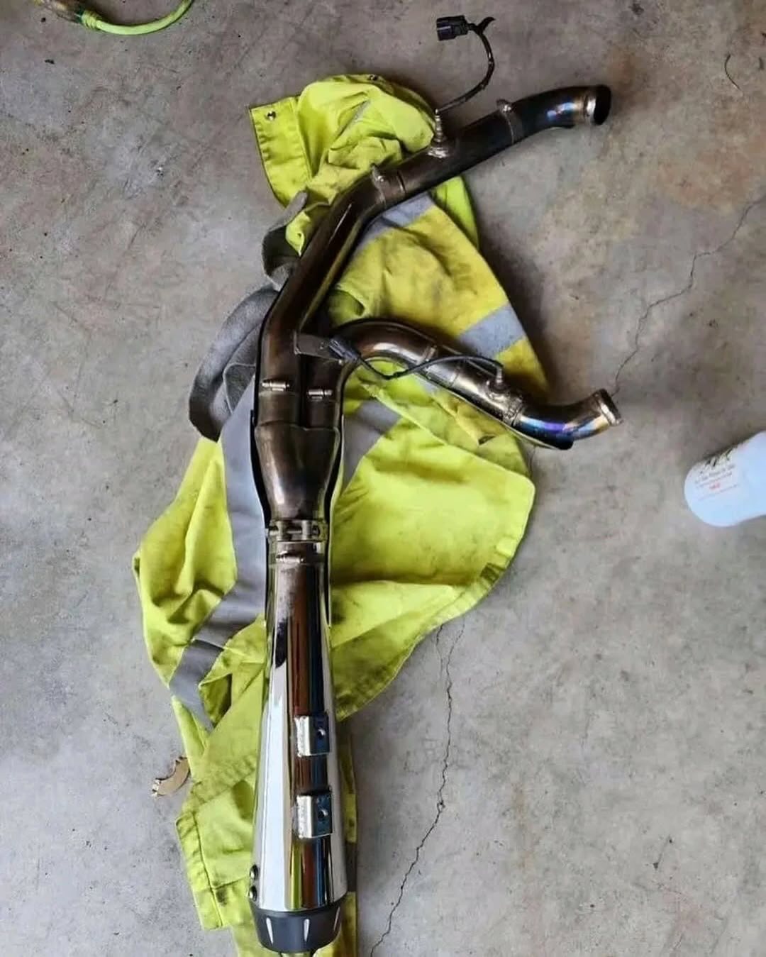 Bassani road rage 2 with megaphone full exhaust for m8 softail